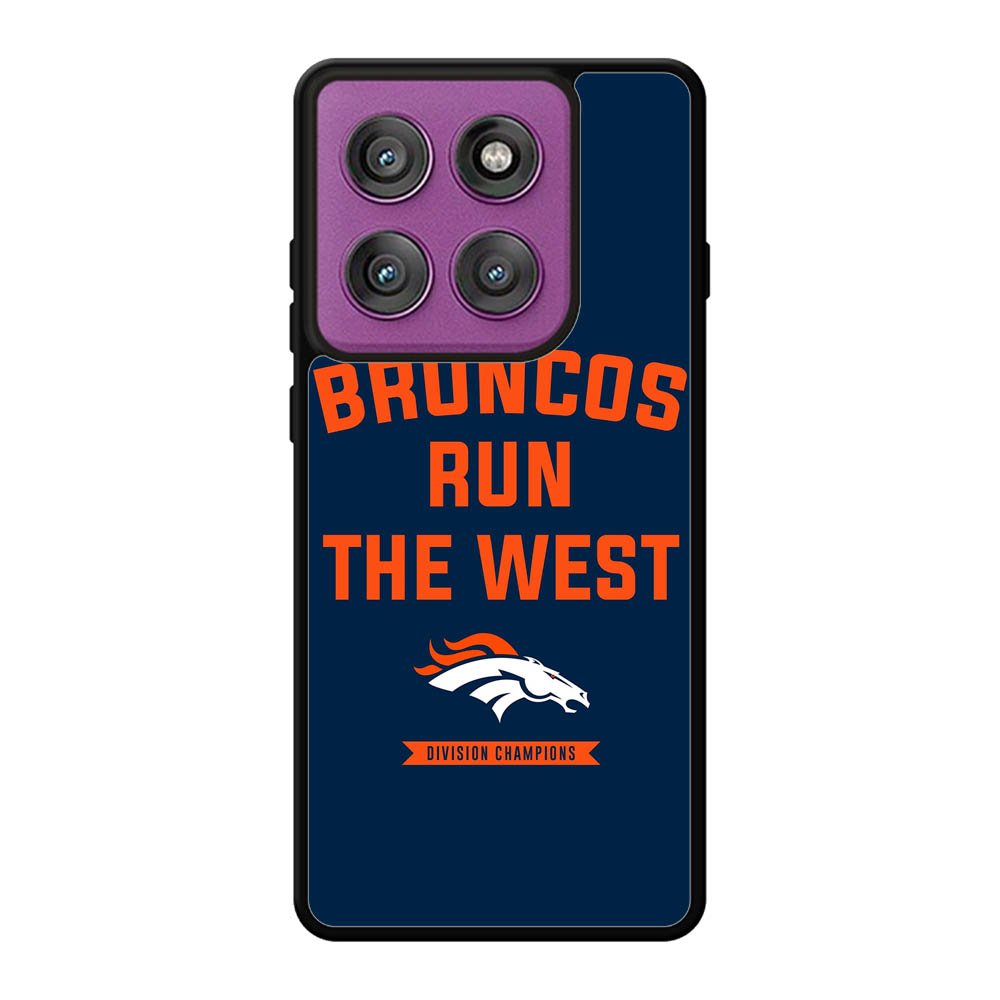 Denver Broncos Run The West Motorola Moto Edge 60 Pro Case