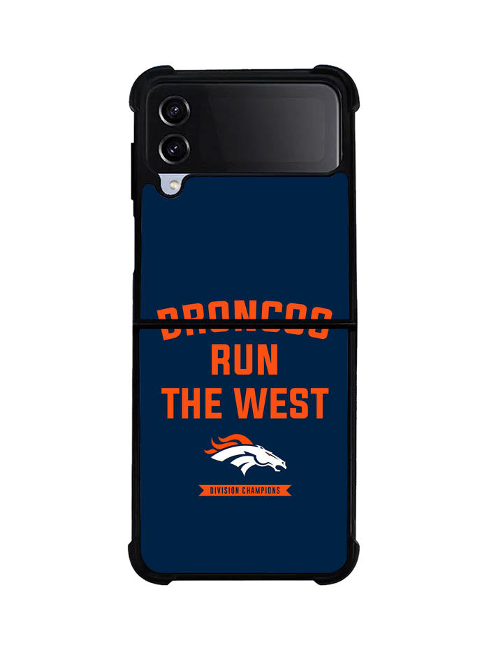 Denver Broncos Run The West Samsung Galaxy Z Flip 4 5G 2022 Case