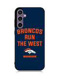 Denver Broncos Run The West Samsung Galaxy S23 FE 5G Case