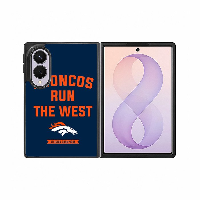 Denver Broncos Run The West Samsung Galaxy Z Fold 8 Case