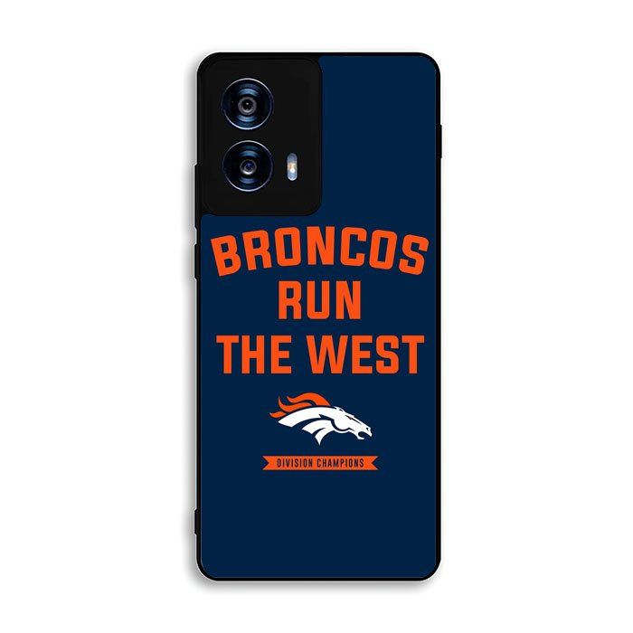 Denver Broncos Run The West Motorola Moto G Power 5G 2024 Case DC4098