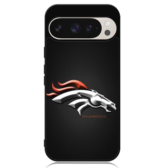 Denver Broncos Grey Background Google Pixel 9 | Google Pixel 9 Pro Case DC0478
