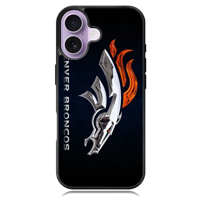 Denver Broncos Logo iPhone 16 Case DC0491