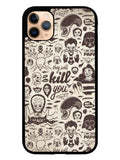 Classic Horror Pattern iPhone 11 Pro Case