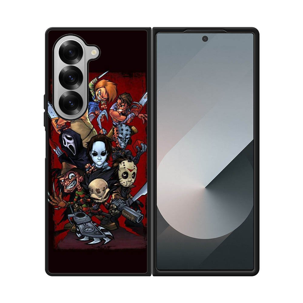 Classic Horror Movie Villains Samsung Galaxy Z Fold 7 5G Case
