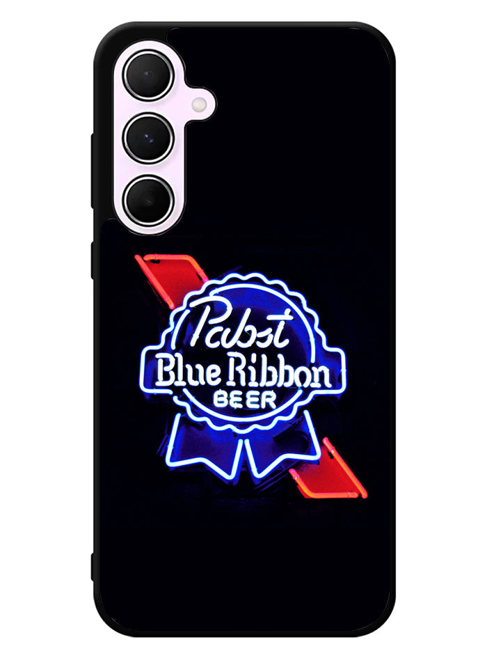 Pabst Blue Ribbon Neon Samsung Galaxy A35 5G Case