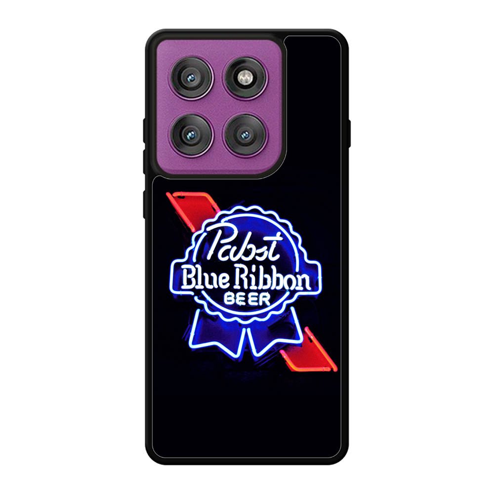 Pabst Blue Ribbon Neon Motorola Moto Edge 60 Pro Case