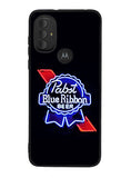Pabst Blue Ribbon Neon Motorola Moto G Pure 2021 , Moto G Power 2022 Case