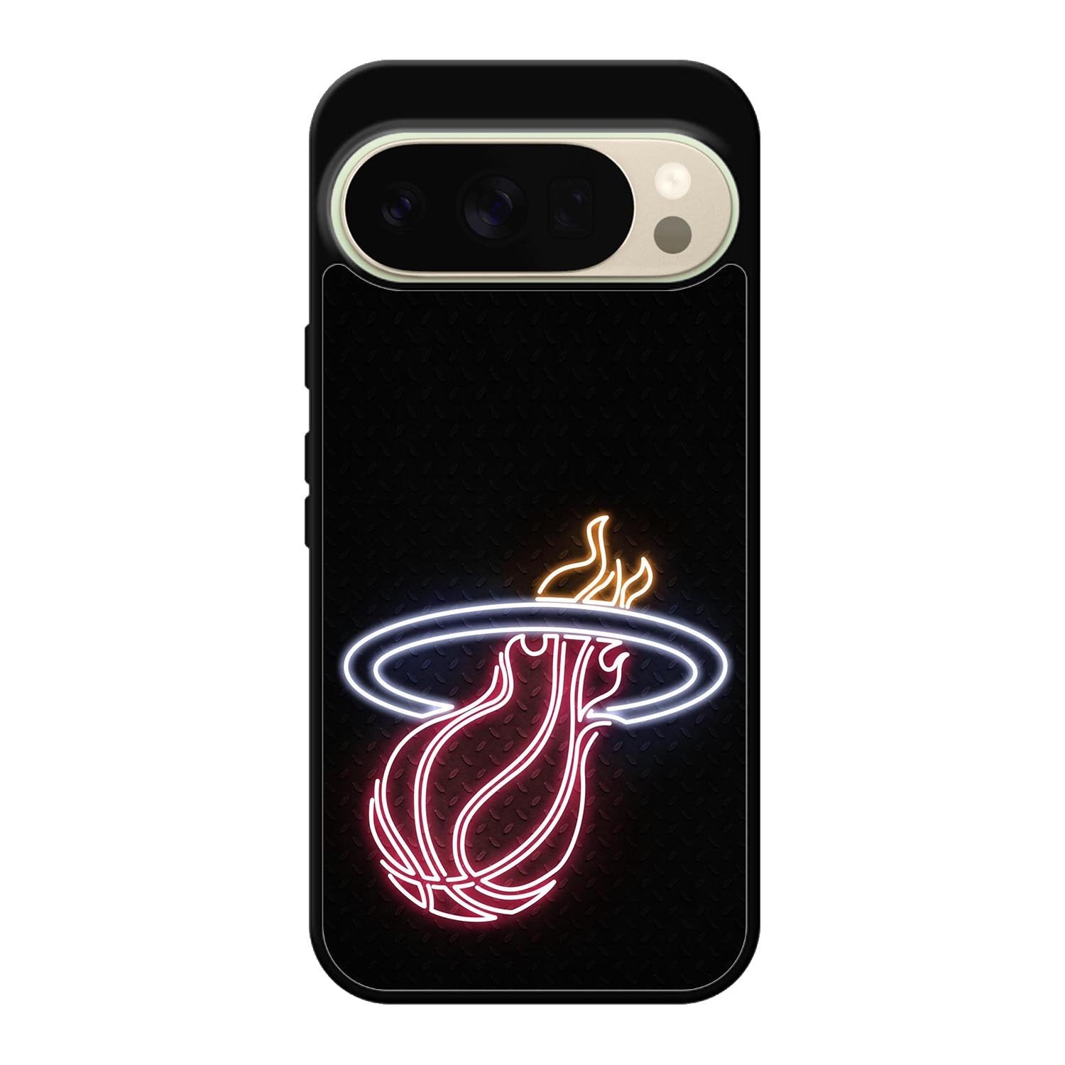 Miami Heat Neon Logo Google Pixel 10 Pro Case