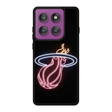 Miami Heat Neon Logo Motorola Moto Edge 60 Pro Case