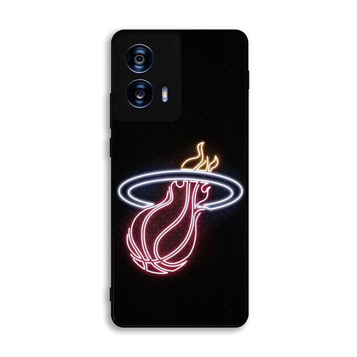 Miami Heat Neon Logo Motorola Moto G Power 5G 2024 Case DC6978