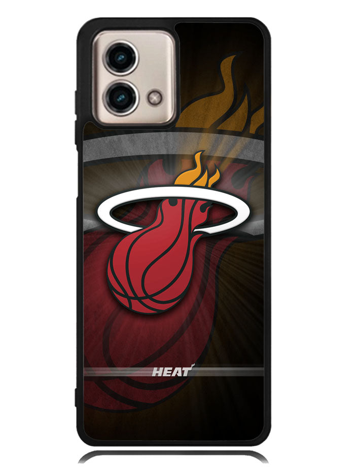 Miami Heat NBA Logo Motorola Moto G Stylus 5G 2023 Case