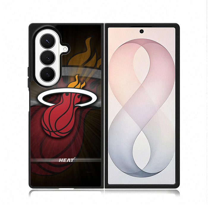 Miami Heat NBA Logo Samsung Galaxy Z Fold 8 Ultra Case