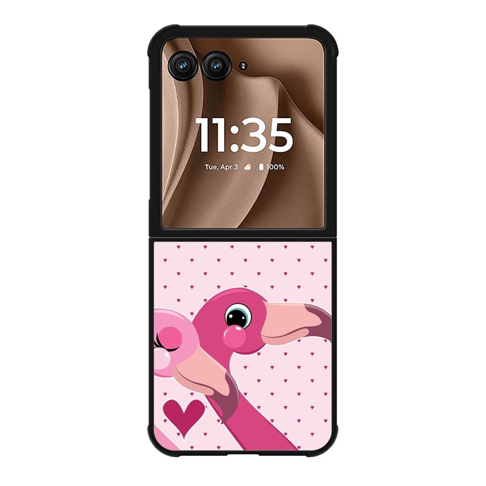 Flamingo Couple Motorola Moto RAZR Plus 2025 Case