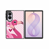 Flamingo Couple Samsung Galaxy Z Fold 8 Case
