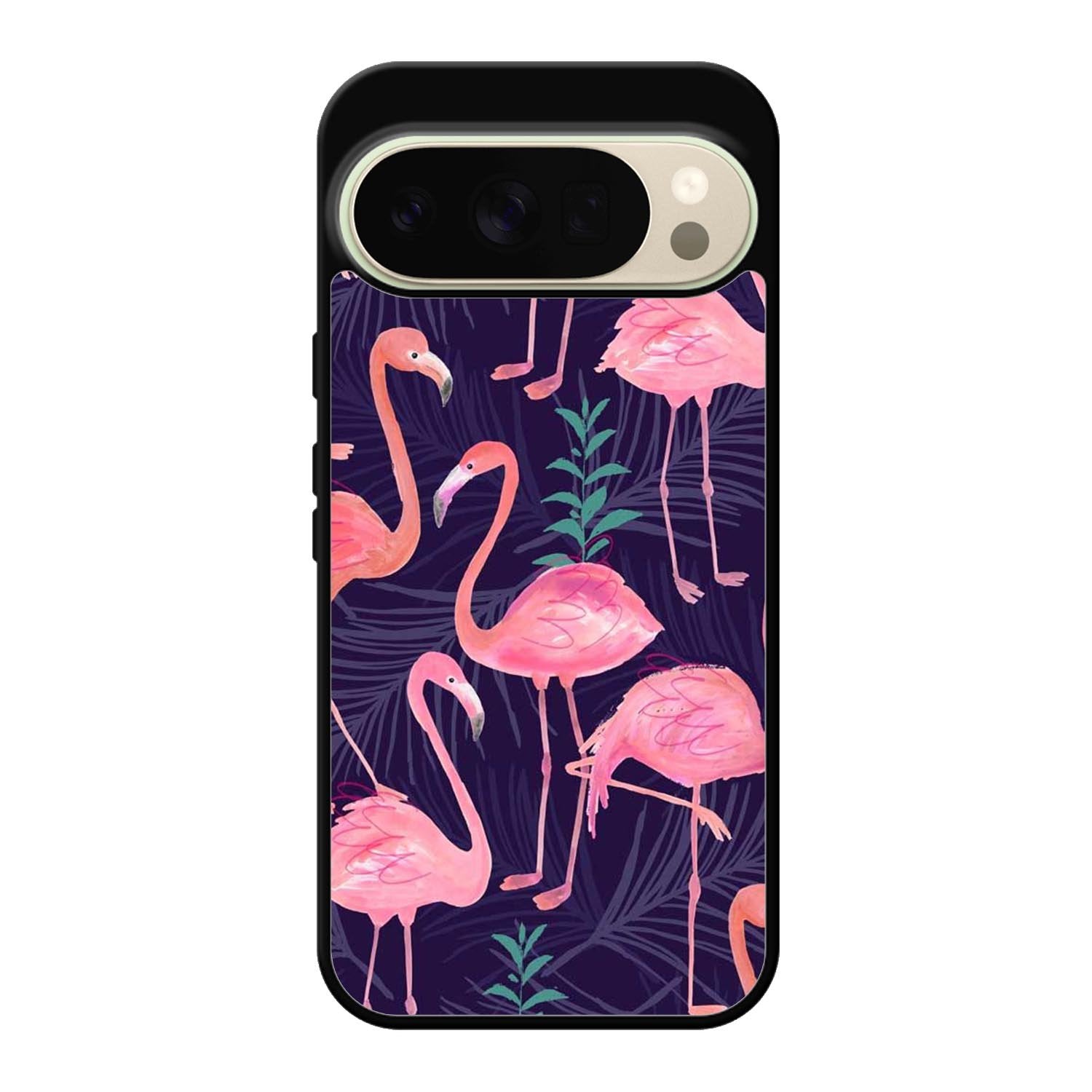 Flamingo Purple Pattern Google Pixel 10 Pro Case