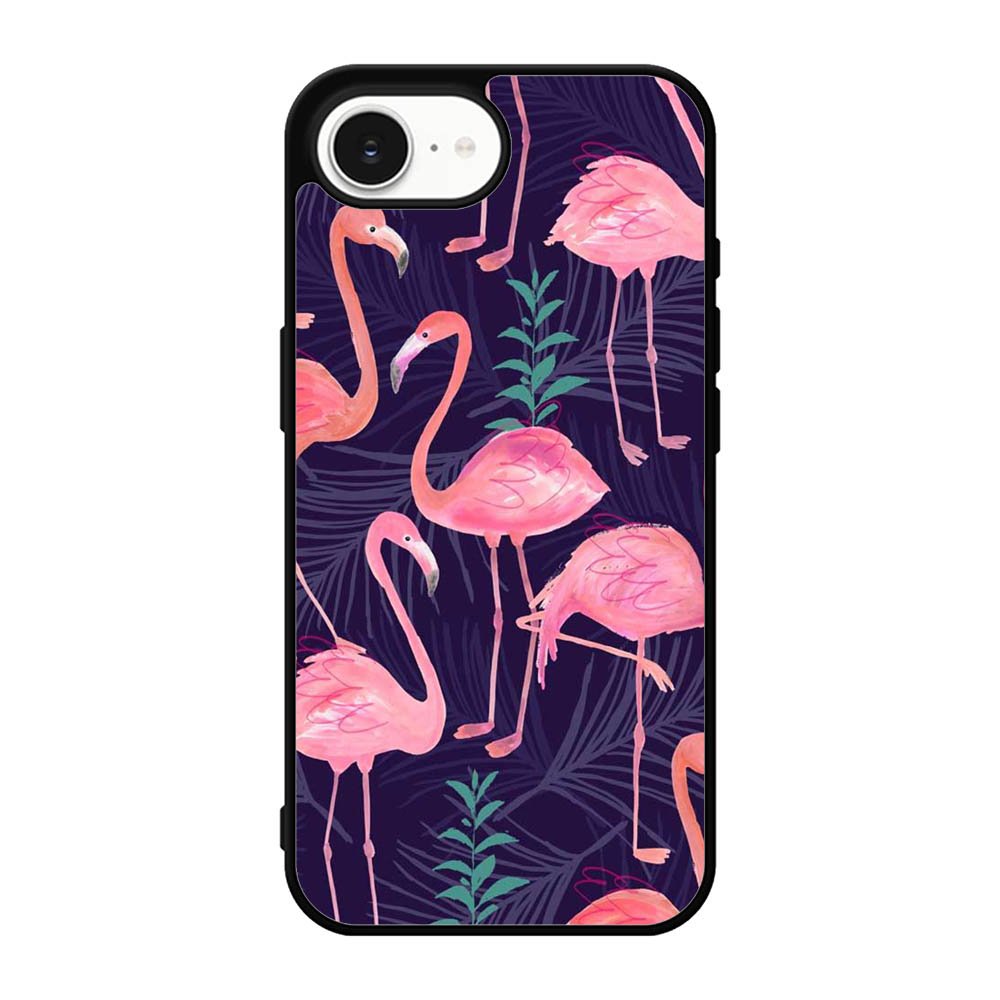 Flamingo Purple Pattern iPhone 17e Case