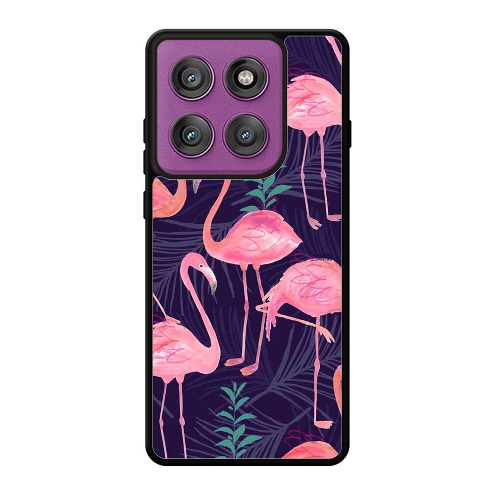 Flamingo Purple Pattern Motorola Moto Edge 60 Pro Case