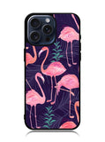 Flamingo Purple Pattern iPhone 15 Pro Max Case
