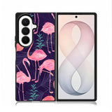 Flamingo Purple Pattern Samsung Galaxy Z Fold 8 Ultra Case