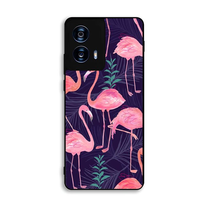 Flamingo Purple Pattern Motorola Moto G Power 5G 2024 Case DC6183