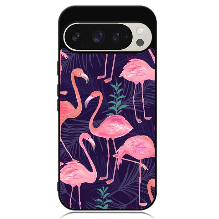 Flamingo Purple Pattern Google Pixel 9 Pro XL Case