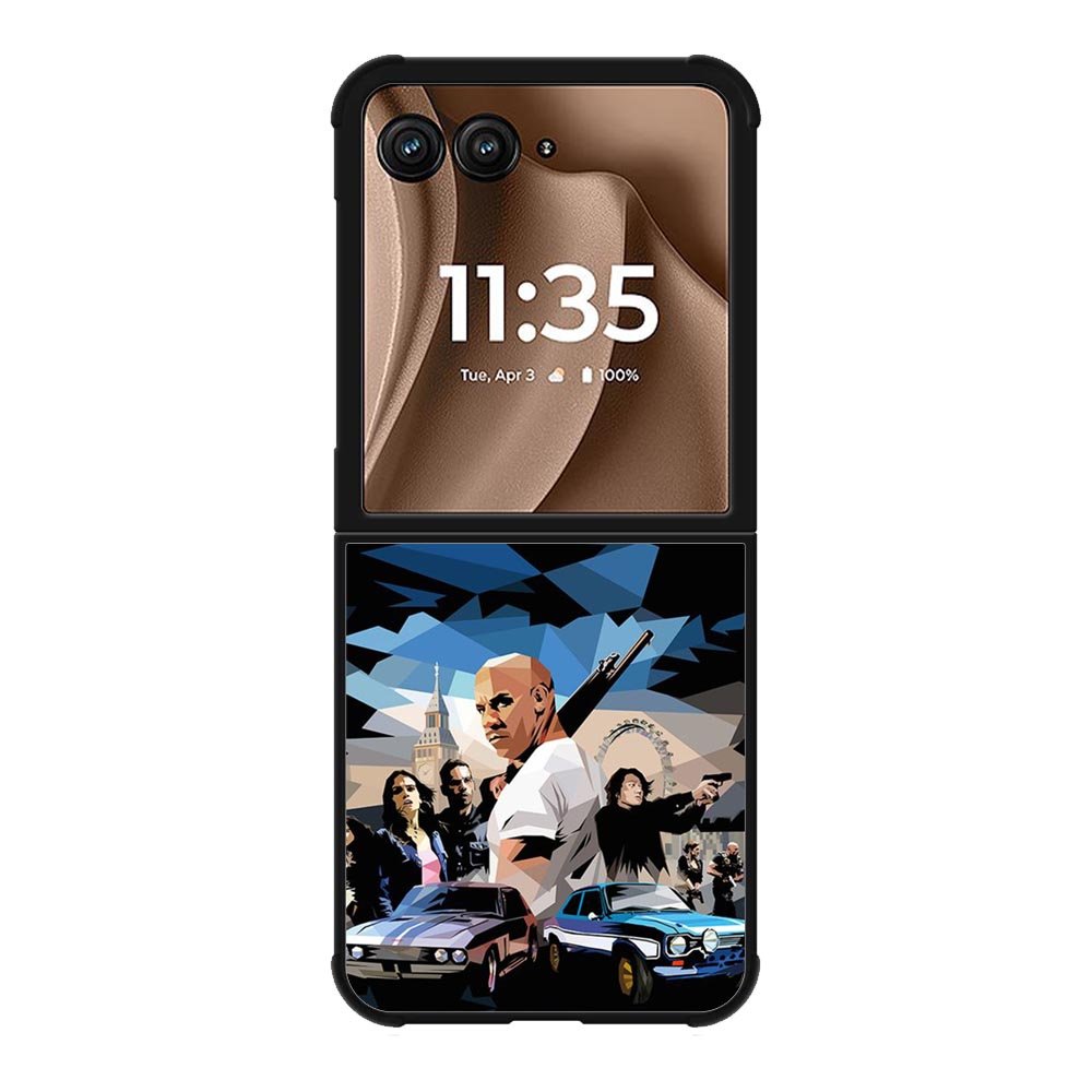 The Fast And Furious 9 Art Painting Motorola Moto RAZR Plus 2025 Case