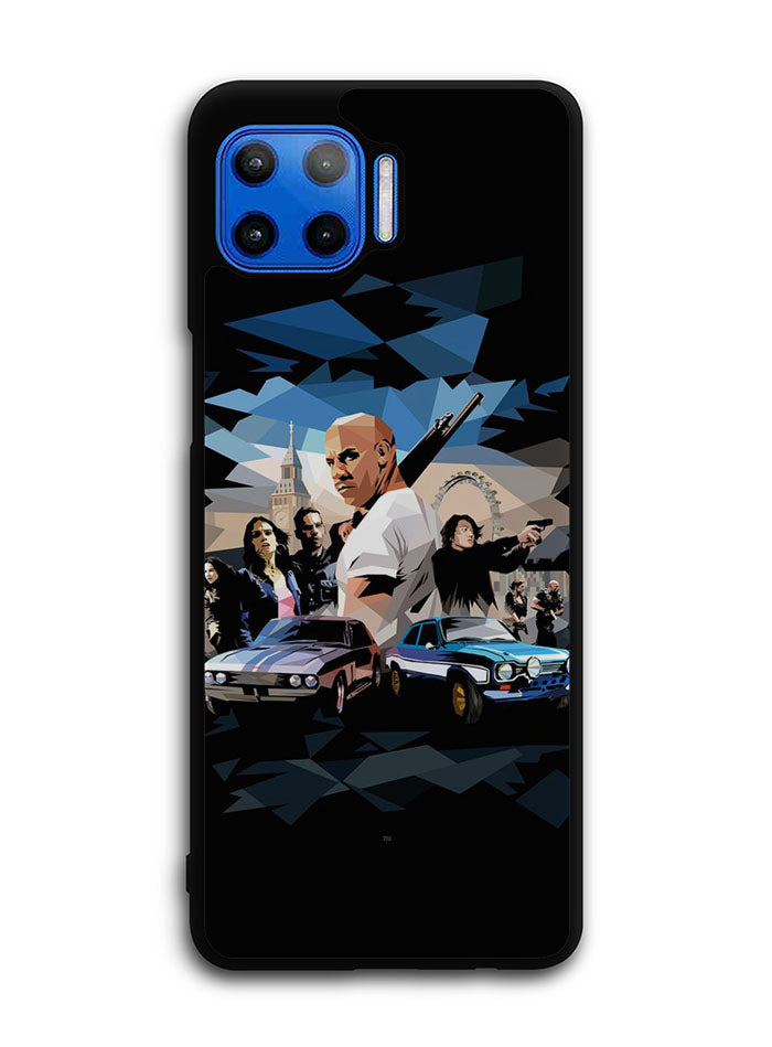 The Fast And Furious 9 Art Painting Motorola Moto One 5G Case , Moto One 5G UW Case , Moto G 5G Plus Case