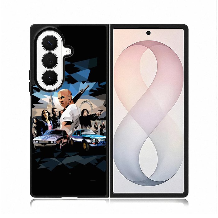 The Fast And Furious 9 Art Painting Samsung Galaxy Z Fold 8 Ultra Case