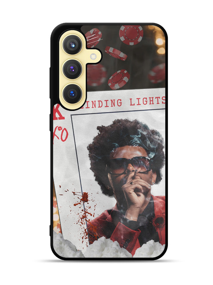 King Card Blinding Lights The Weeknd Samsung Galaxy S24 Plus 5G , Samsung Galaxy S24+ 5G Case