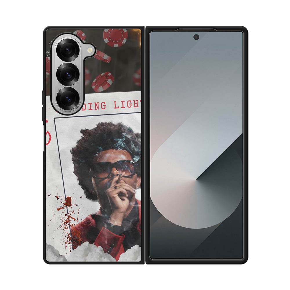 King Card Blinding Lights The Weeknd Samsung Galaxy Z Fold 7 5G Case