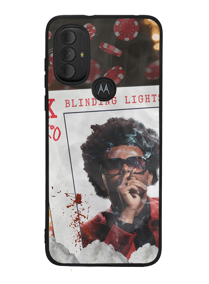 King Card Blinding Lights The Weeknd Motorola Moto G Pure 2021 , Moto G Power 2022 Case