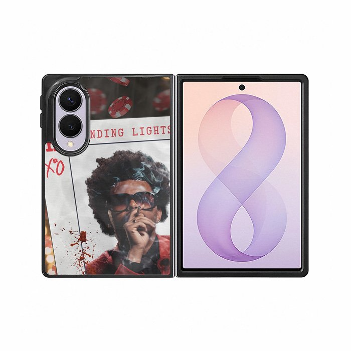 King Card Blinding Lights The Weeknd Samsung Galaxy Z Fold 8 Case