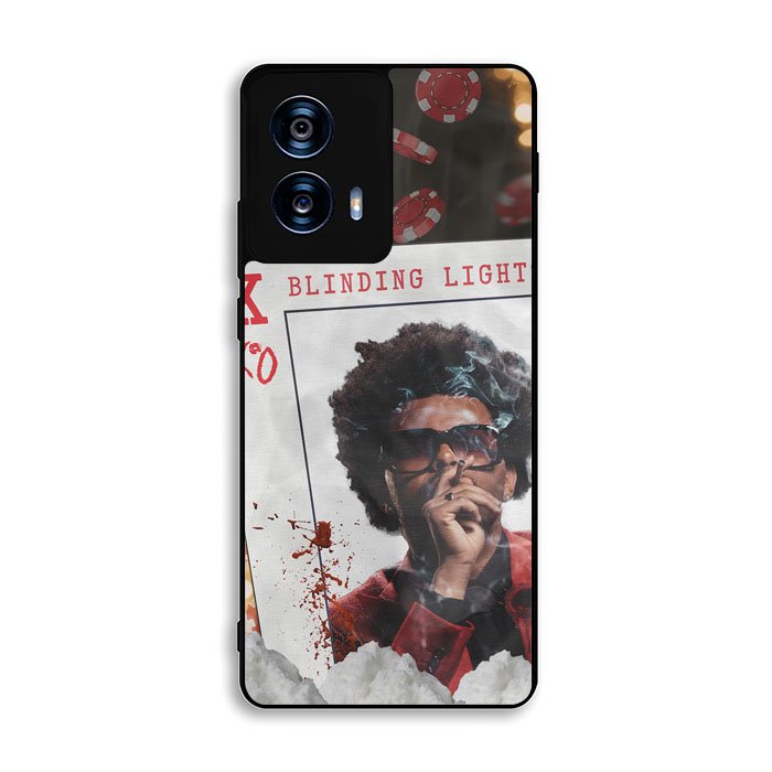 King Card Blinding Lights The Weeknd Motorola Moto G Power 5G 2024 Case DC7678