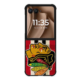 Chicago Blackhawks Logo Motorola Moto RAZR Plus 2025 Case