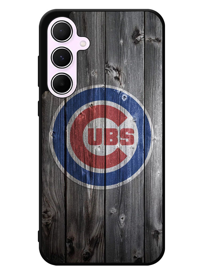Chicago Cubs Wood Logo Samsung Galaxy A35 5G Case