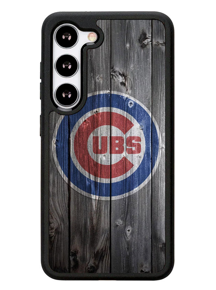 Chicago Cubs Wood Logo Samsung Galaxy S23 Plus 5G / Samsung Galaxy S23+ 5G Case