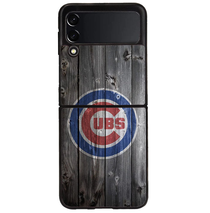 Chicago Cubs Wood Logo Samsung Galaxy Z Flip 4 5G 2022 Case