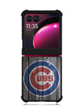 Chicago Cubs Wood Logo Motorola Moto Razr Plus 2023 , Moto Razr+ 2023 Case