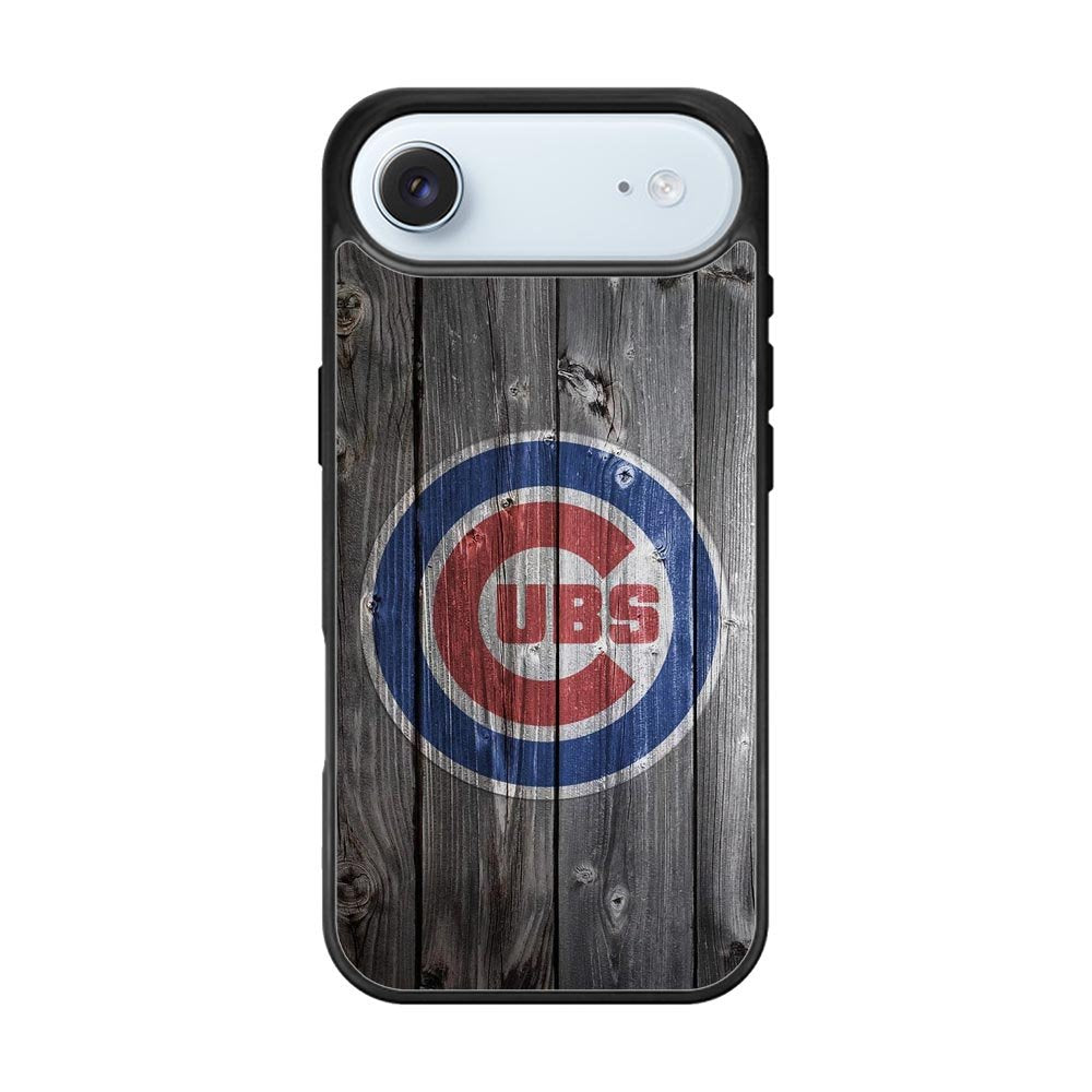Chicago Cubs Wood Logo iPhone Air Case