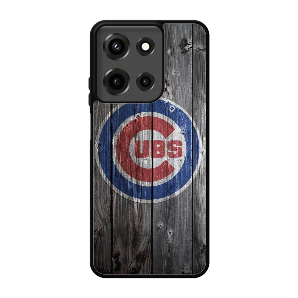 Chicago Cubs Wood Logo Motorola Moto G 5G 2025 Case DC1428