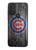 Chicago Cubs Wood Logo Motorola Moto G Pure 2021 , Moto G Power 2022 Case