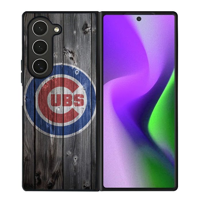 Chicago Cubs Wood Logo Samsung Galaxy Z Fold 6 Case