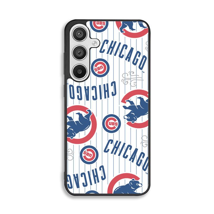 Chicago Cubs Baseball Doodle Samsung Galaxy A26 Case DC5625