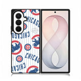 Chicago Cubs Baseball Doodle Samsung Galaxy Z Fold 8 Ultra Case
