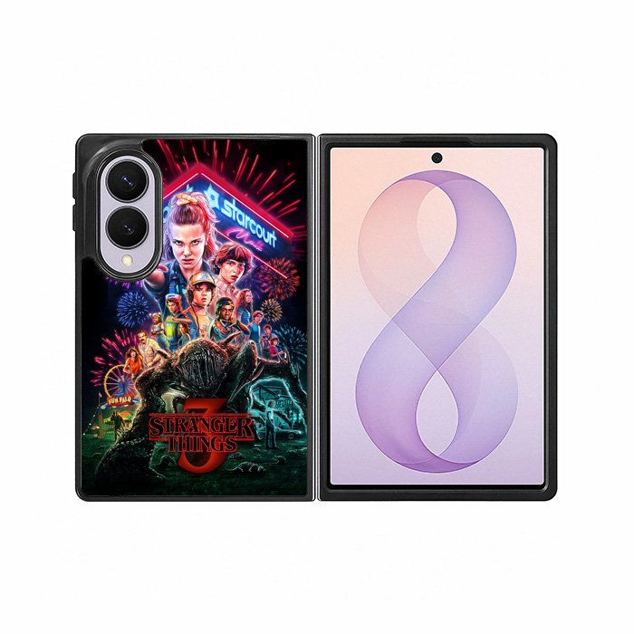 Stranger Things Season 3 Samsung Galaxy Z Fold 8 Case