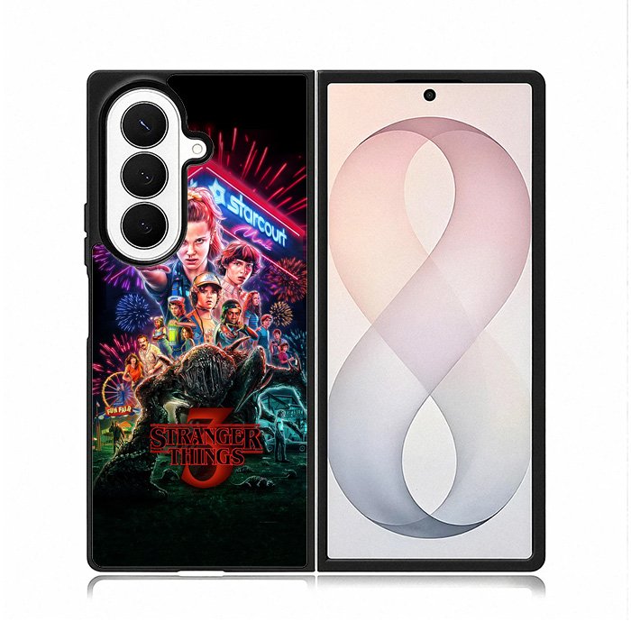 Stranger Things Season 3 Samsung Galaxy Z Fold 8 Ultra Case