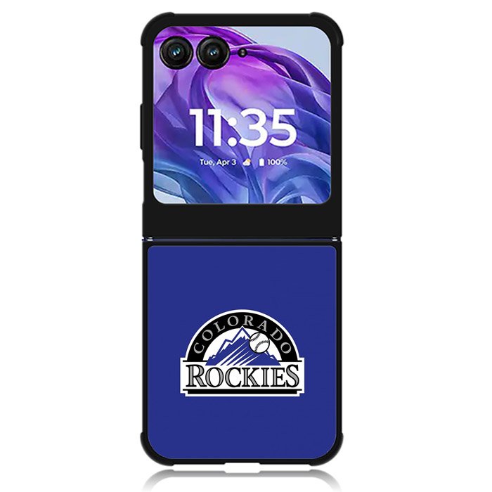 Colorado Rockies Logo Motorola Moto Razr Plus 2024 , Moto Razr+ 2024 Case