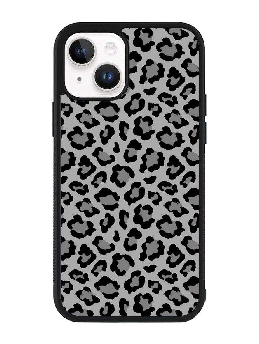 Leopard Grey Pattern iPhone 15 Case BLN9852