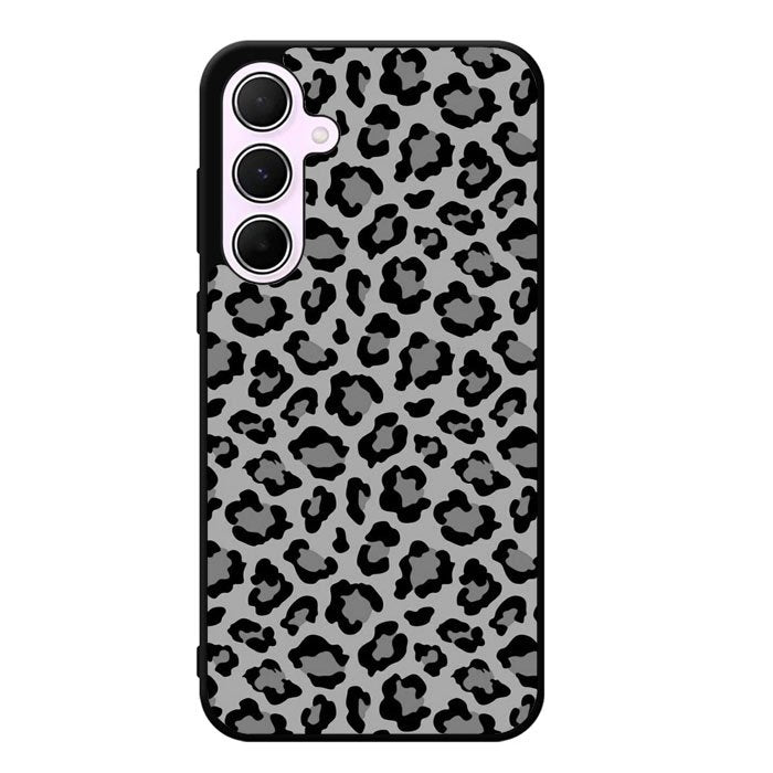 Leopard Grey Pattern Samsung Galaxy A35 5G Case DC1022
